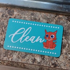 Clean dirty dishwasher magnet